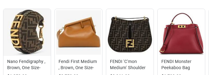 Fendi Outlet offers a diverse range of Bags – E Bags Outlet, Buy Brand ...