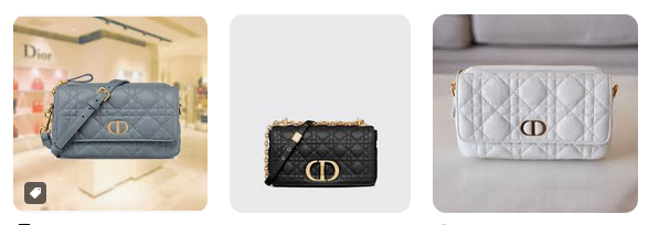 Dior Caro Pouch Bags